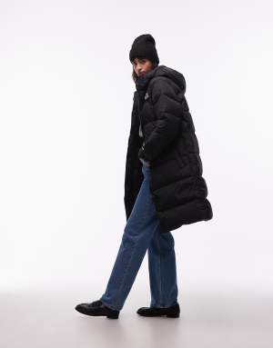 The North Face Nuptse parka puffer jacket in black