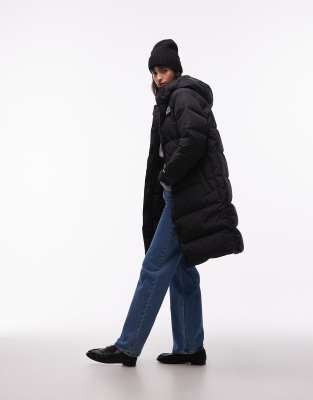 The North Face - Nuptse - Parka-Pufferjacke in Schwarz