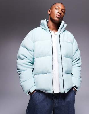 The North Face The North Face Nuptse puffer jacket in polar fleece pine-Green
