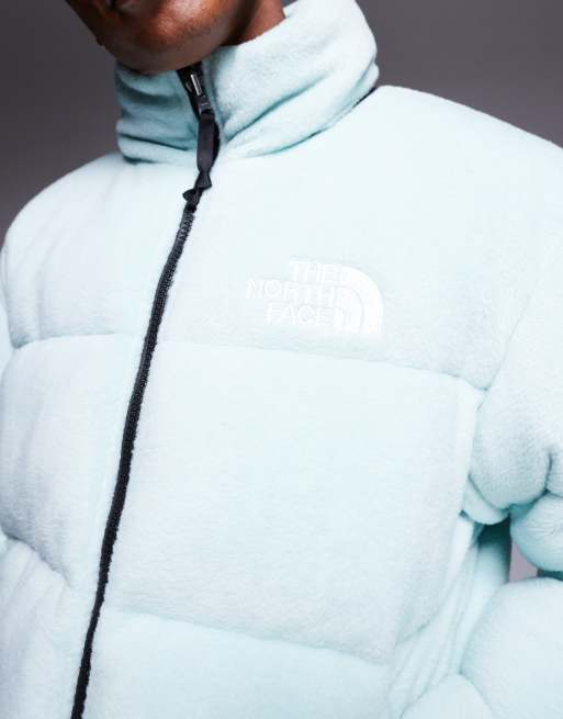 The North Face – Nuptse – Pufferjacke aus Polar-Fleece in Tannengrün, 3 von 4