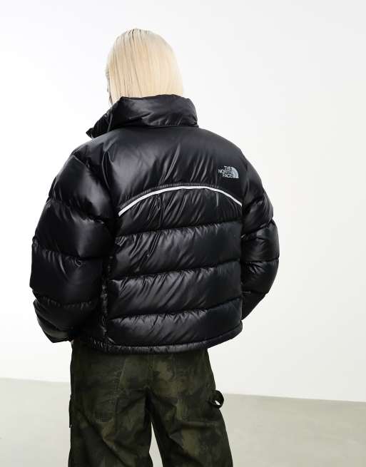 North face shop reflective puffer jacket