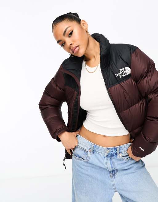 The North Face – Nuptse Retro '96 – Brązowo-czarna kurtka ocieplana, 2 z 4