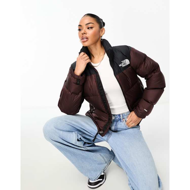 Brown the north store face jacket