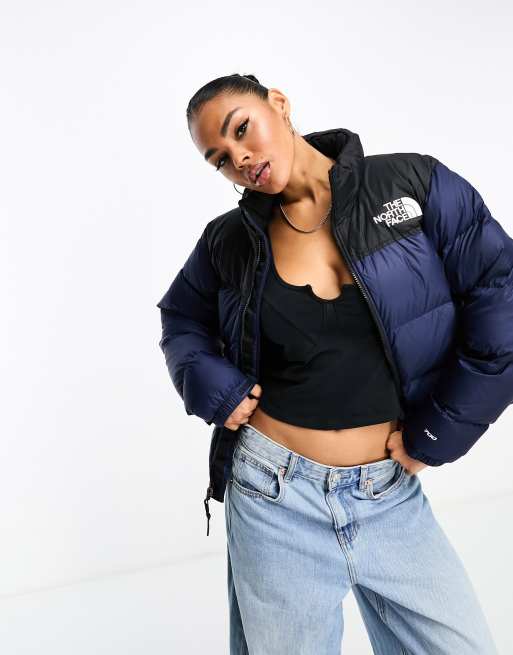 The North Face - Nuptse Retro '96 - Piumino blu navy e nero