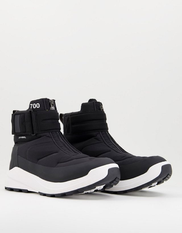 The North Face Nuptse Strap boots in black