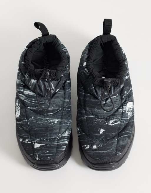 The North Face Nuptse Traction Chukka boot in black print, 2 of 5