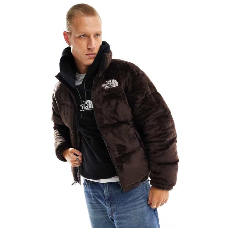 The North Face Nuptse Versa down puffer jacket in brown