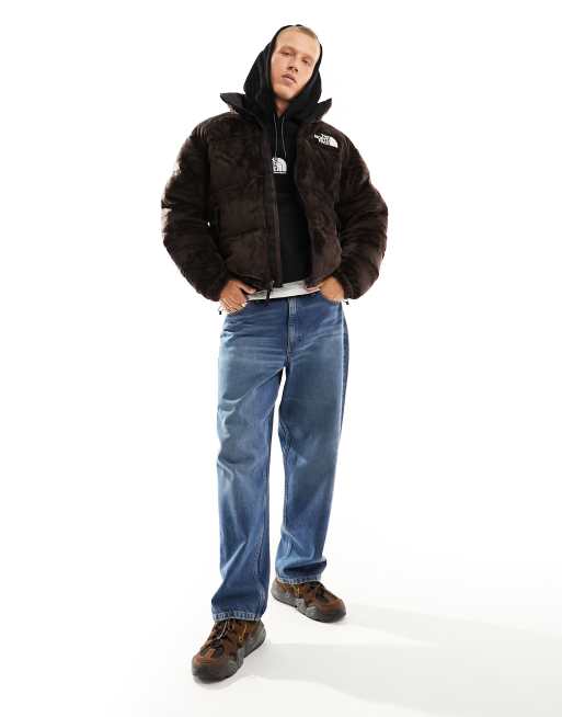 The North Face Nuptse Versa down puffer jacket in brown, 4 of 4
