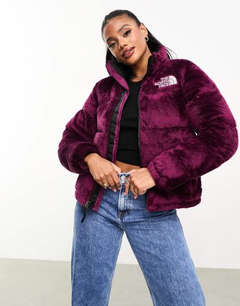 The North Face – Nuptse Versa – Lila pufferjacka i dunimitation - view 1