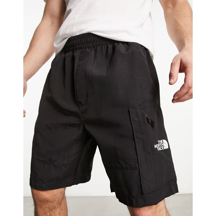 The North Face nylon utility shorts in black