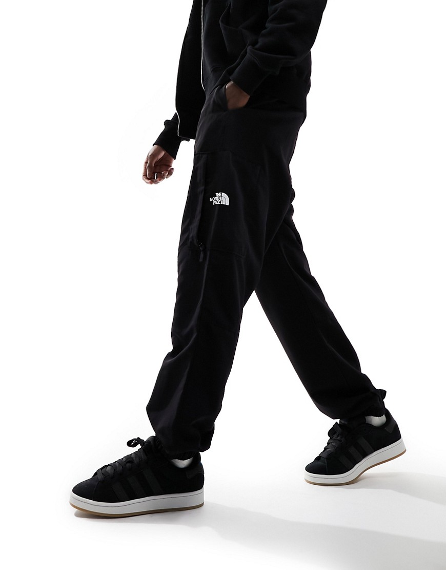 The North Face Nylon woven loose fit joggers in black
