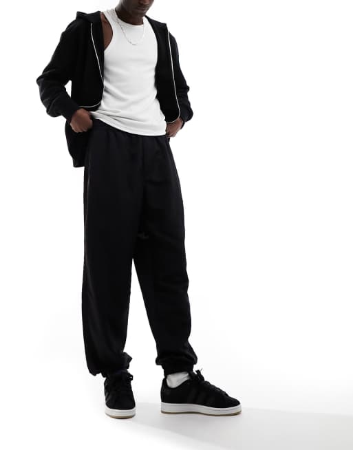 Loose Fit Joggers, Black