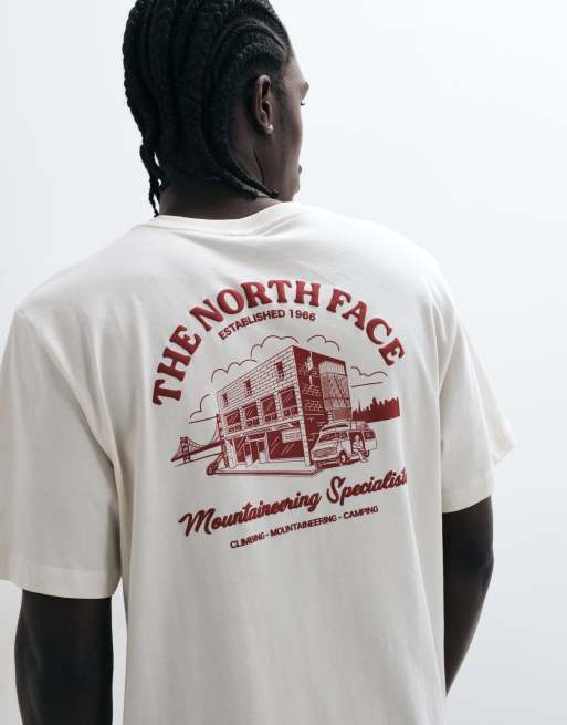 The North Face OG Store graphic T-shirt in wit, 5 van 5