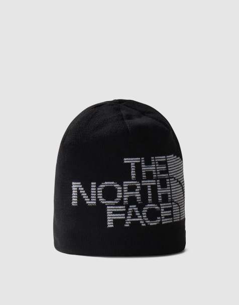 The North Face - Omkeerbare hoge beanie in zwart - view 1