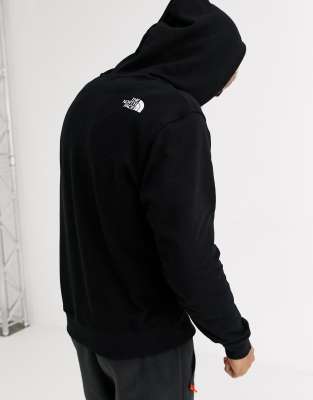 black north face zip up