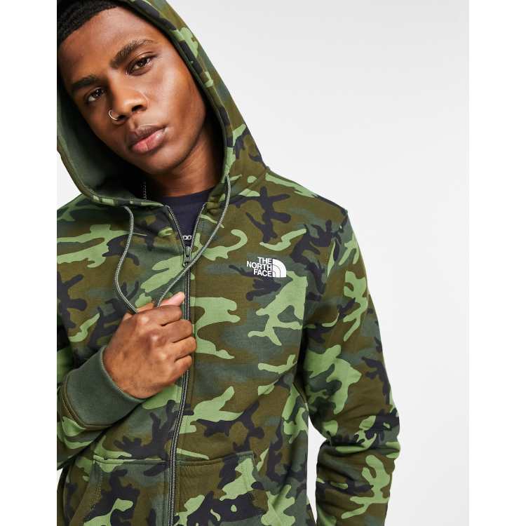 The north face camo hoodie sale