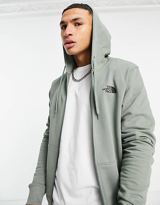 The North Face Open Gate full zip hoodie in green