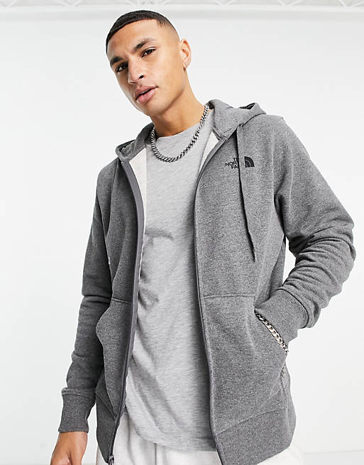 The North Face Open Gate full zip hoodie in grey