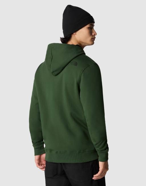 The North Face open gate full zip hoodie in pine green | ASOS