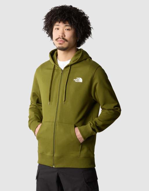 The North Face - Open Gate Fz - Sweat à capuche léger - Olive