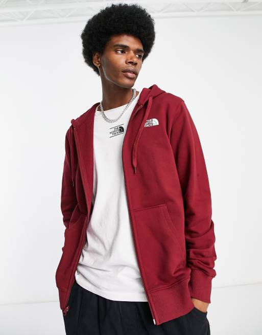 North face outlet hoodie rood