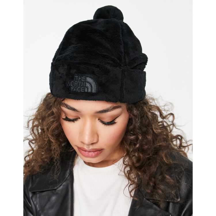 The North Face Osito faux fur beanie in black