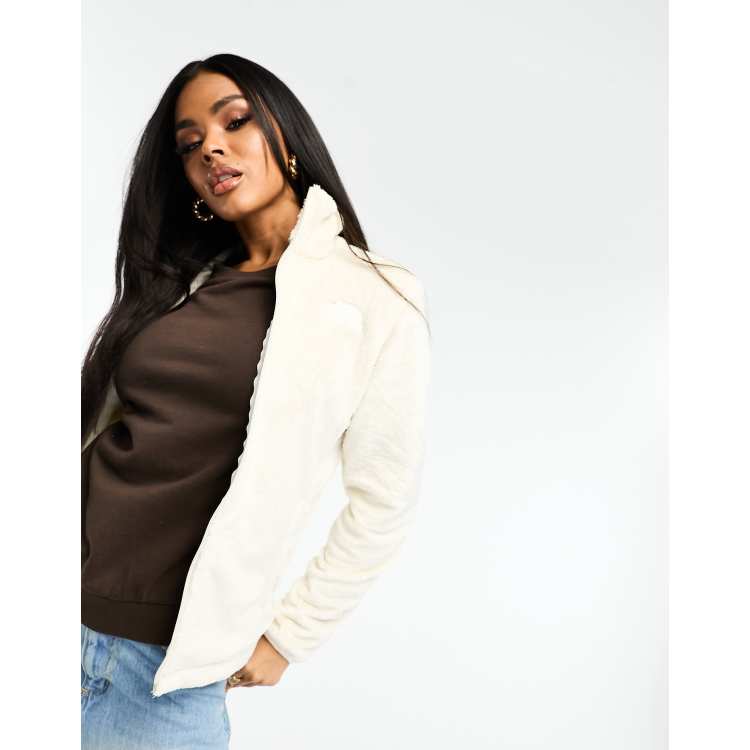 The North Face Osito fleece jacket in white