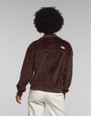 [THE NORTH FACE]★MULE FLEECE / BROWN★男女共用★ The North Face Osito Lux full zip fleece in coal brown | ASOS