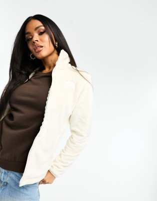 The North Face Osito high pile fleece zip up jacket in cream - ASOS Price Checker