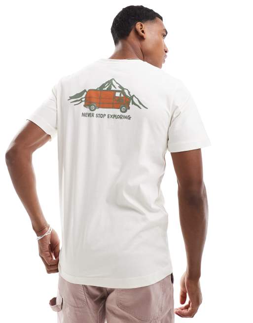 The North Face Outdoor Graphic Tee in off-white, 4 of 4