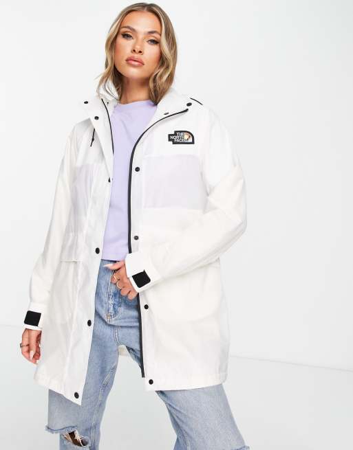 North face white clearance windbreaker