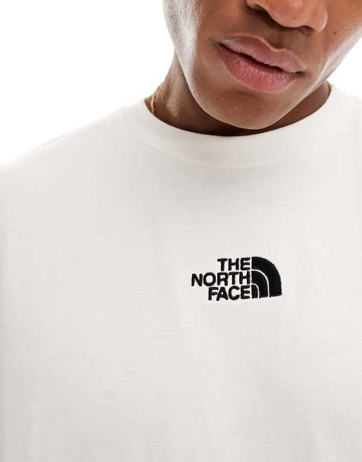 The North Face Shirt Men XL Off White Hiking TNF Logo Outdoor Long