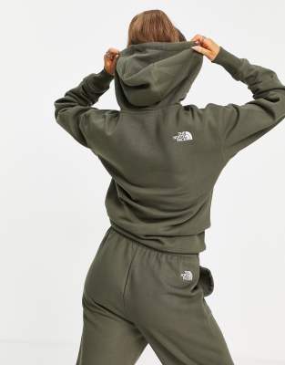 khaki north face hoodie