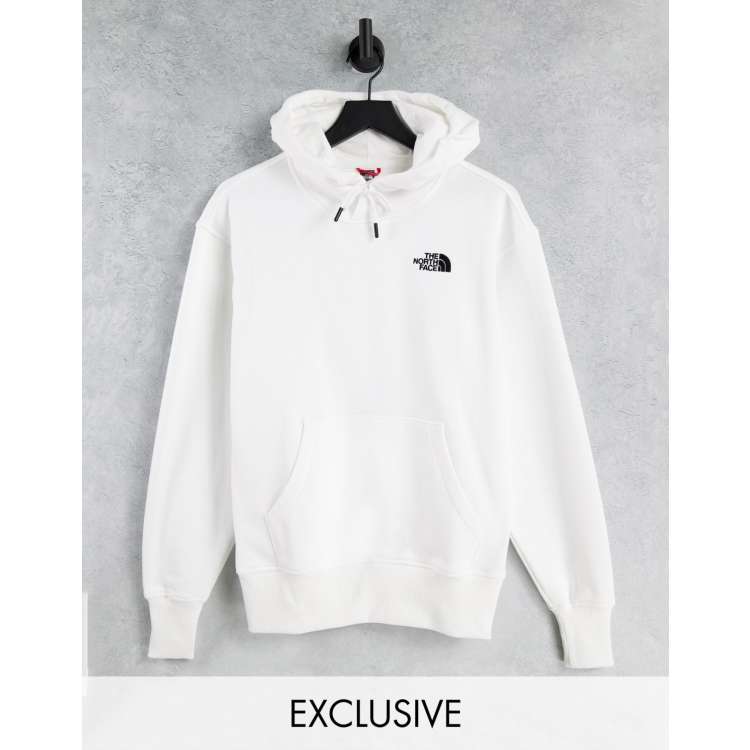 The North Face Oversized Essential hoodie in white Exclusive to ASOS | ASOS