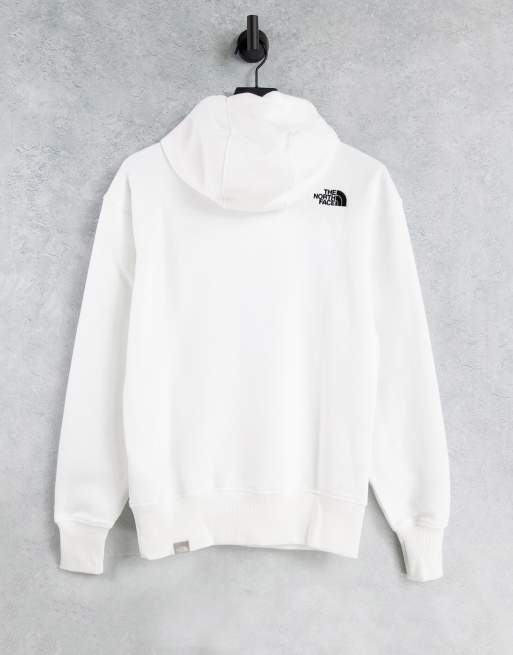 The North Face Oversized Essential hoodie in white Exclusive to ASOS