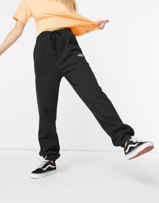 The North Face wide leg fleece joggers in black Exclusive at ASOS