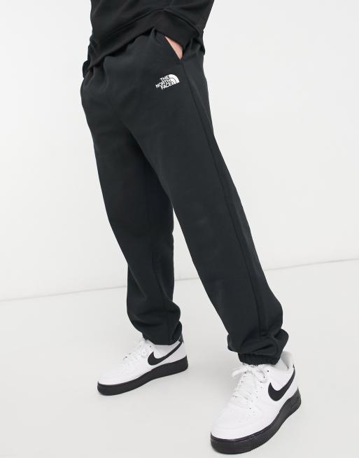 The North Face Oversized Essential joggers in black