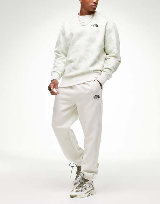 The North Face Oversized Essential joggers in cream Exclusive at