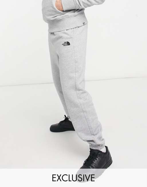 North face grey joggers mens sale