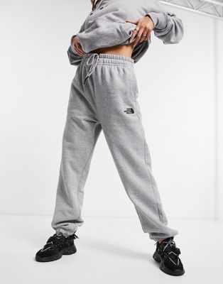 The North Face Oversized Essential joggers in grey - ASOS Price Checker