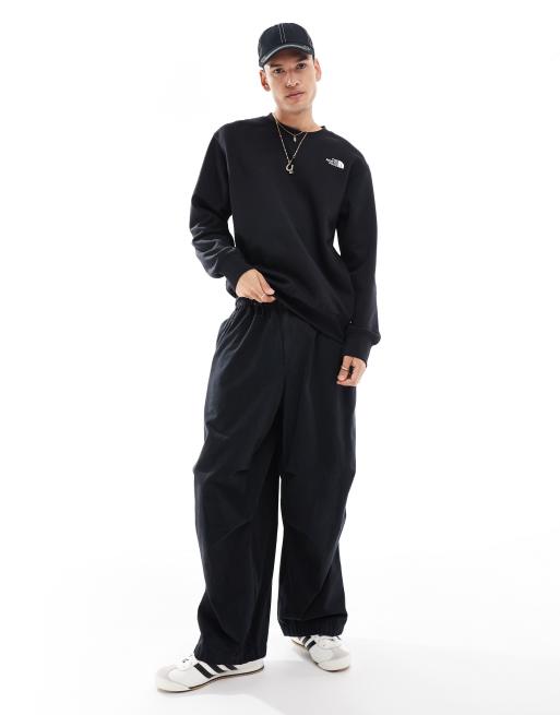 The North Face Oversized Essential logo sweatshirt in black