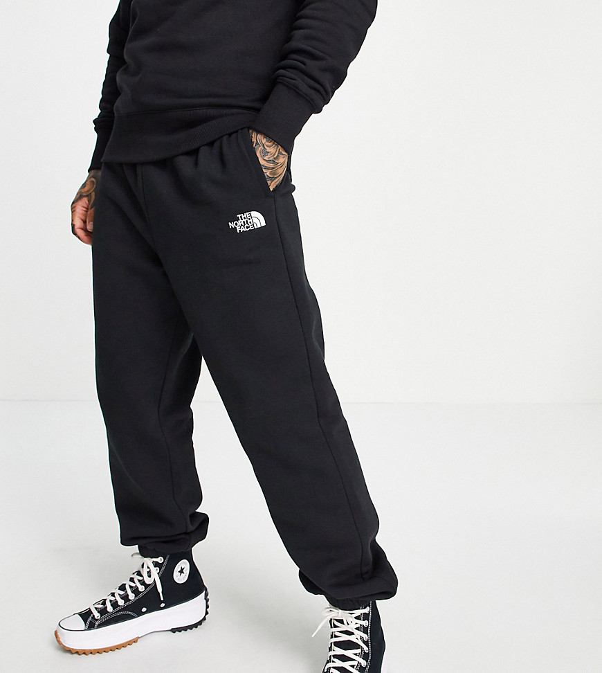 The North Face Oversized Essential sweatpants in black