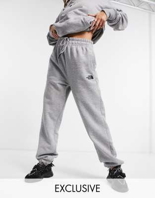 north face grey sweatpants