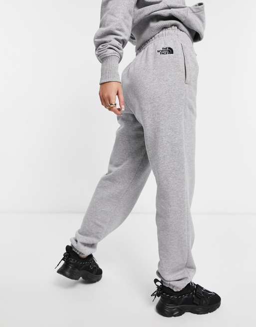 The North Face Oversized Essential sweatpants in gray Exclusive at ASOS