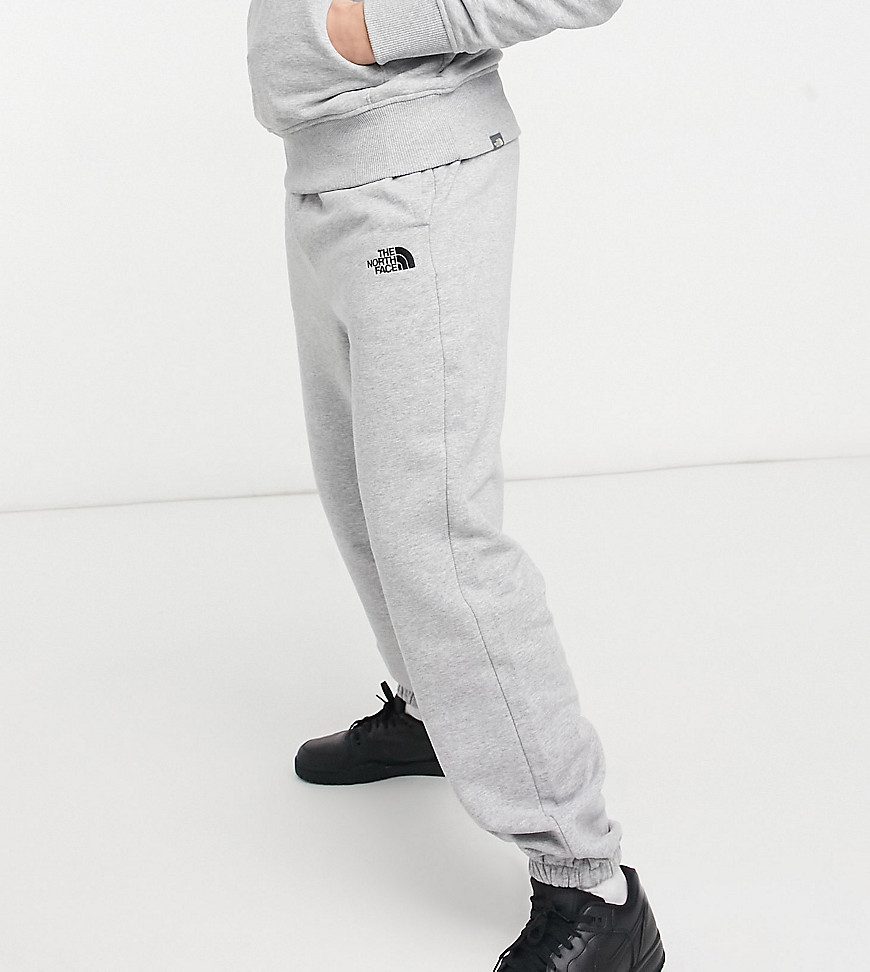 The North Face Oversized Essential sweatpants in gray-Grey