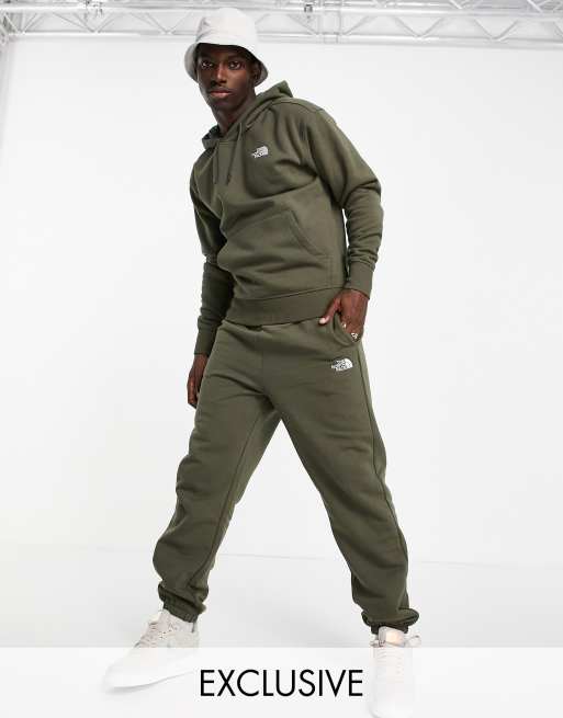 The North Face Oversized Essential sweatpants in khaki - Exclusive to ...