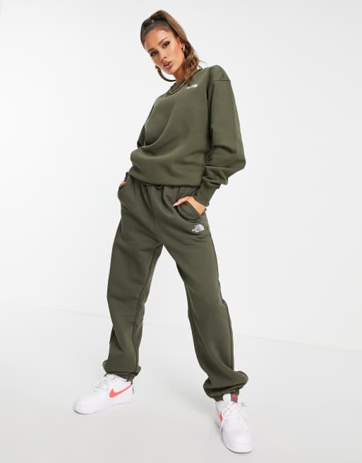 North face khaki outlet sweatshirt