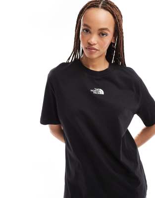 The North Face Oversized heavyweight t-shirt in black Exclusive at ASOS