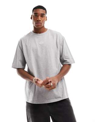 The North Face The North Face Oversized heavyweight t-shirt in grey Exclusive at ASOS