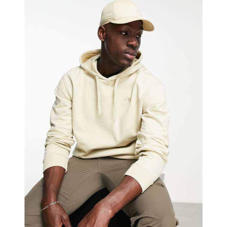 The north face beige shop hoodie